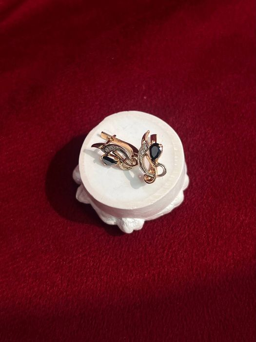 Золотые серьги/BariBarShop/0•0•12