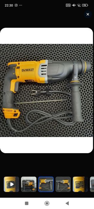 DeWalt Перфоратор 900 Вт