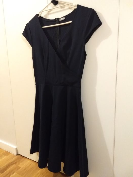 Rochie Zoot Bleumarin Clos, Xs, decolteu in V petrecut