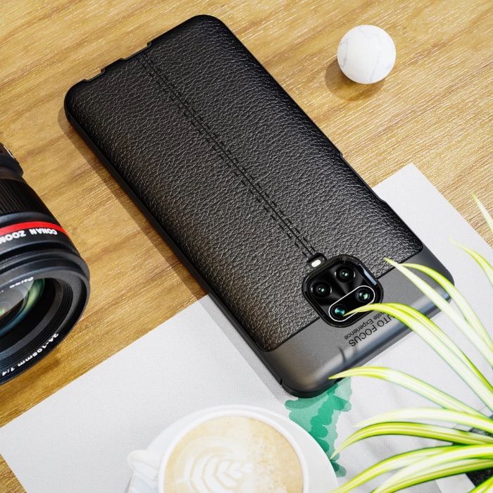 Bumper Antisoc model PIELE pentru Xiaomi Note 9, Note 9s, Note 9 Pro