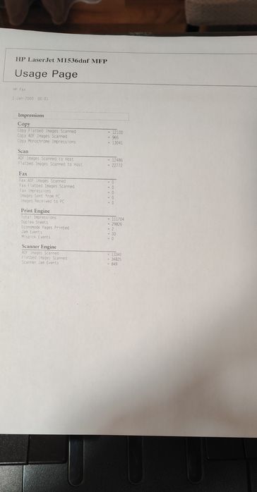 Imprimanta / scaner / Multifuncțional HP 1536 dnf MFP