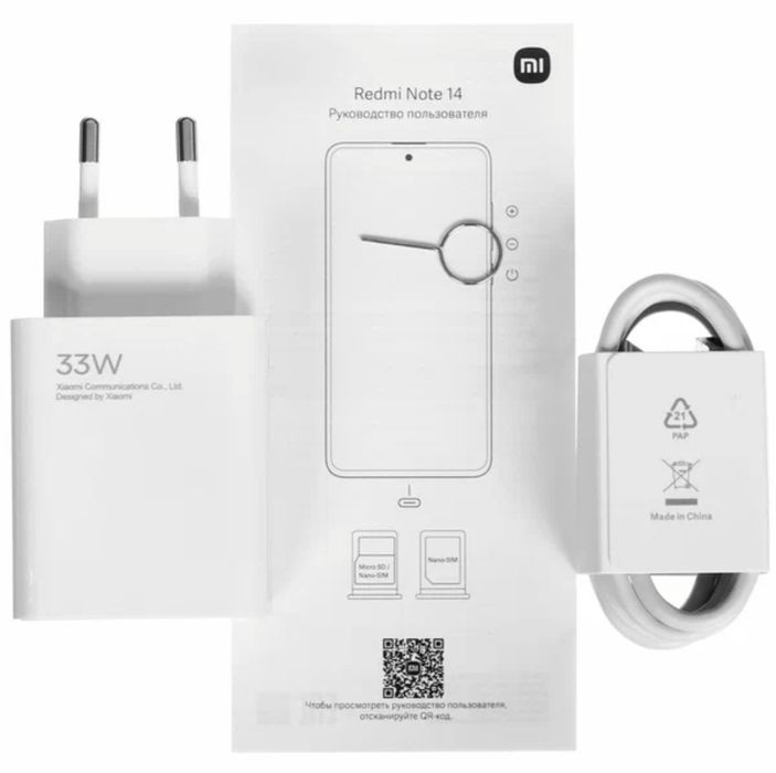 Redmi note 14. Qora rangli. 6/128 xotira.