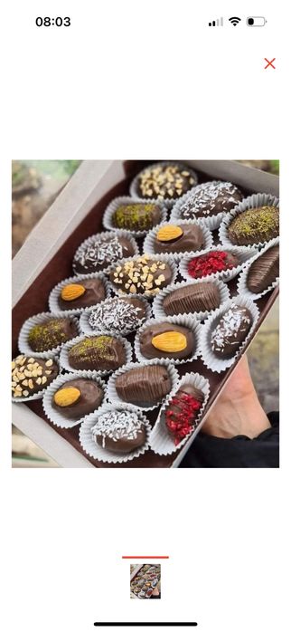 финики в шоколаде