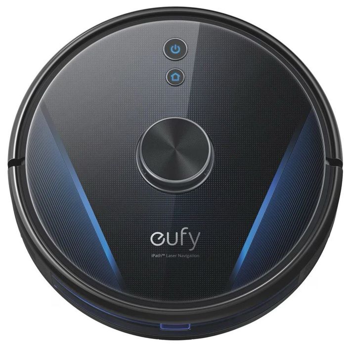 Прахосмукачка робот eufy RoboVac LR30 Hybrid+, Vacuum-Mop 2-in-1, Интелигентна автоматична изпразваща станция, iPath Laser Navigation, Wi-Fi, 3000Pa