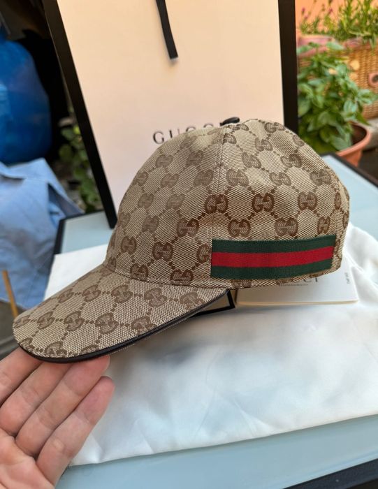 Sapca originala Gucci bej nouă cu factura