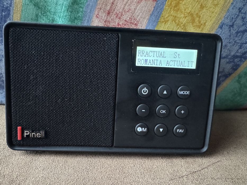 Radio Pinell Supersound Micro, portabil, negru, 170g,