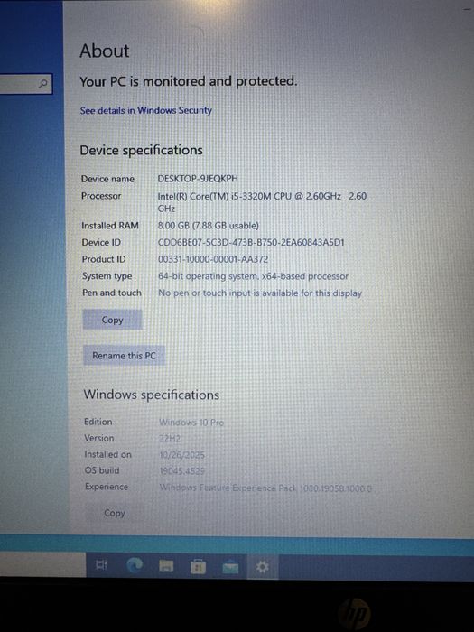лаптоп HP core i5