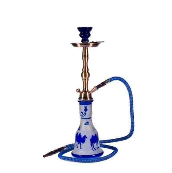 Narghilea Noua 1 Furtun / 2 /3 Furtunuri 60 cm Aroma  Carbuni  Mustuce