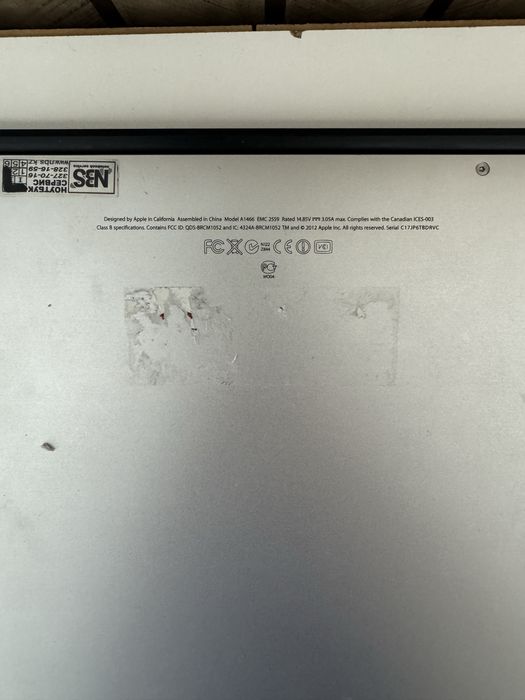 Macbook Air 13 2012