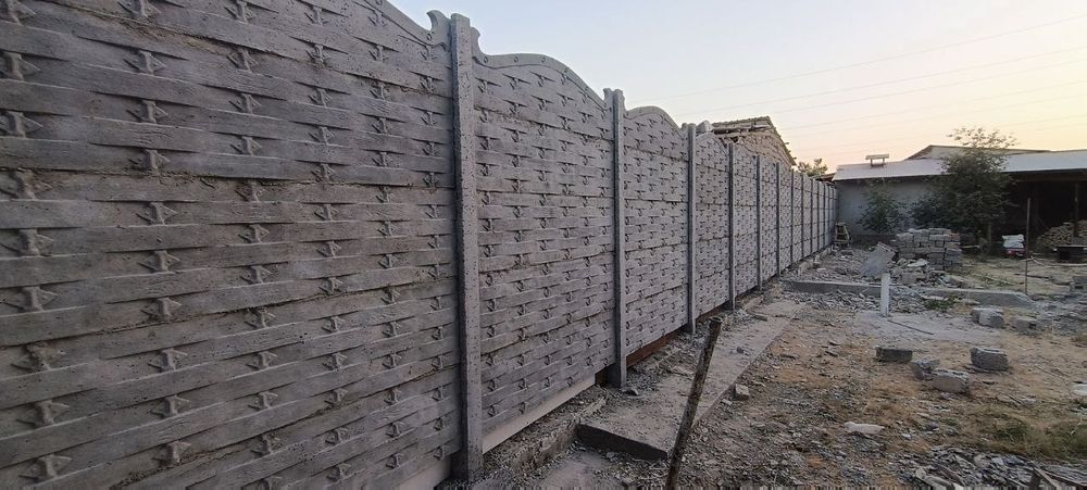Еврозабор, бетон девор. Евро забор, накшли девор