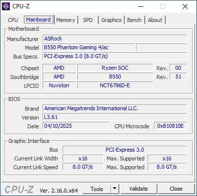 Дънна платка Asrock B550 Phantom Gaming 4/ac, сокет АМ4