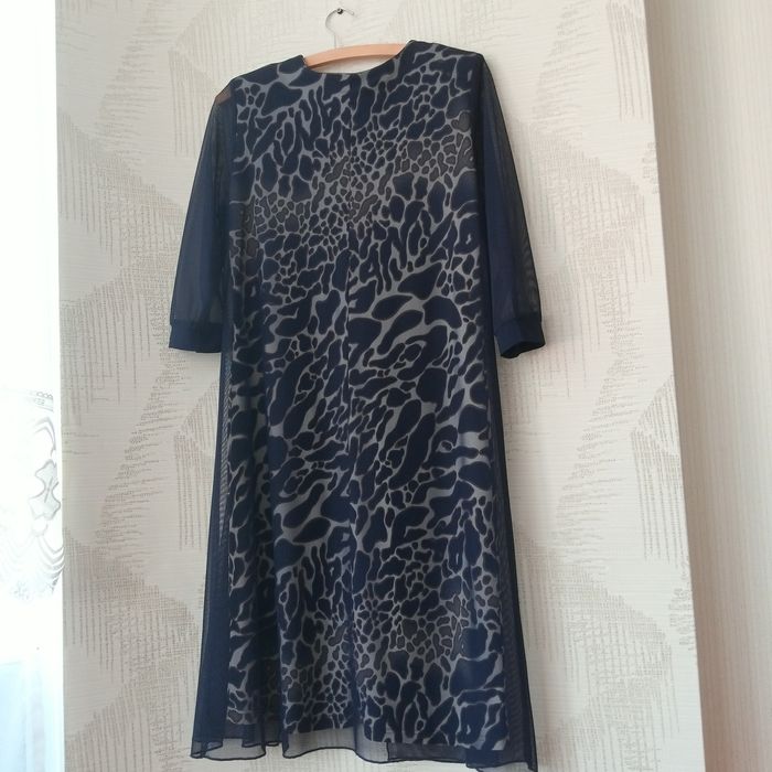 Вечернее платье тёмно-синий