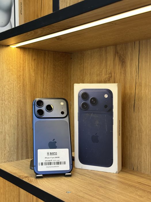 iphone 17 pro blue 100%   |   Sapa Smartphone