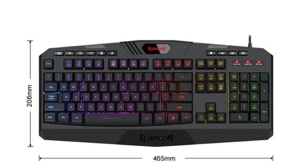 Tastatura Redragon cu lumini
