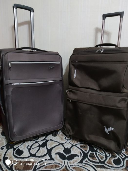 Чемоданы большие матерчатые