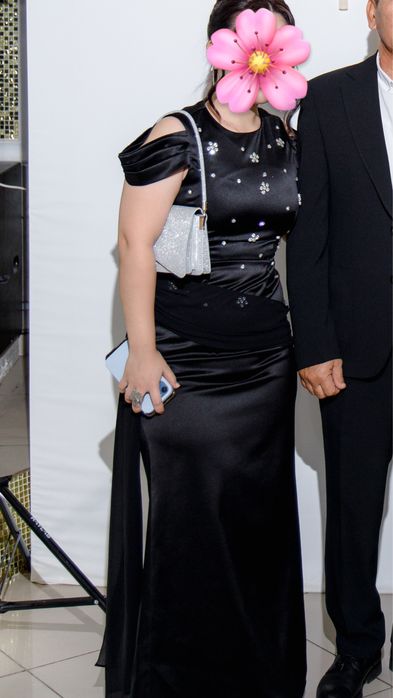 вечернее платье черное