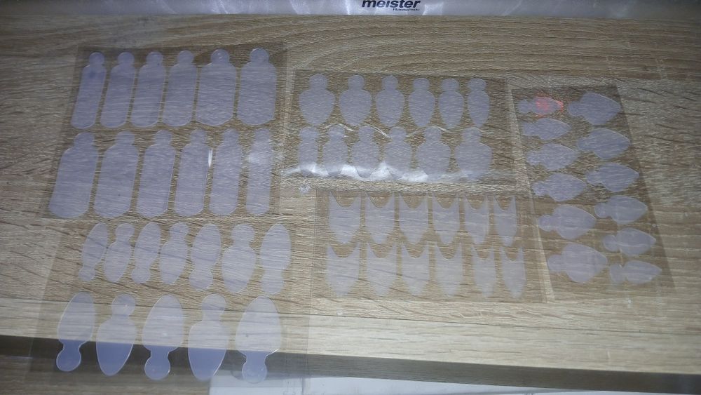 Stikere french unghii