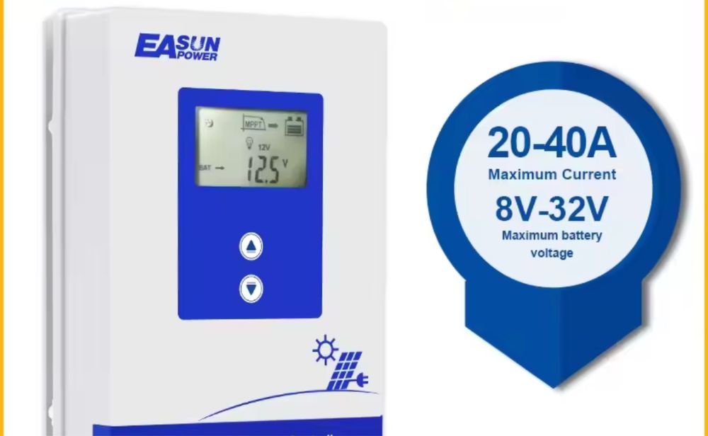 Нов 40A MPPT соларен контролер EAsun – 12/24 V, 40A