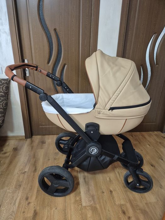 Carucior Krausman 3 în 1 Topaz Lux Beige