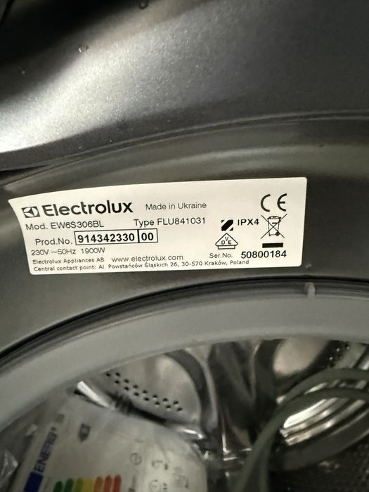 Нова!!! Слим Пералня Electrolux perfectcare 600 6кг