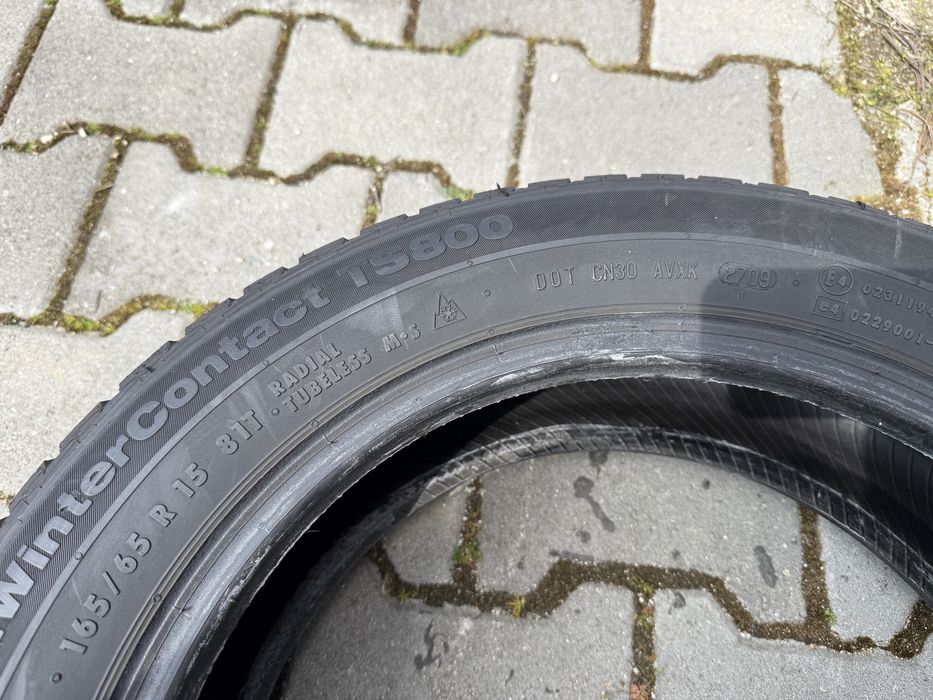 2бр. Зимни Гуми 165/65R/15 -CONTINENTAL- DOT:2709 *20€ за 2бр.*
