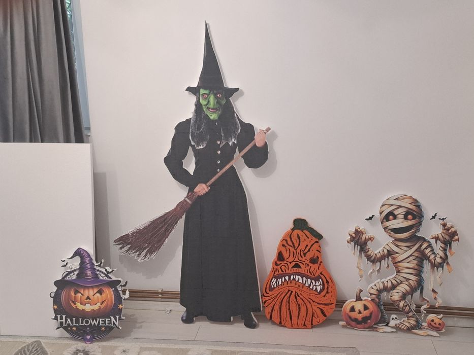 Vand decor de Halloween lucrat manual