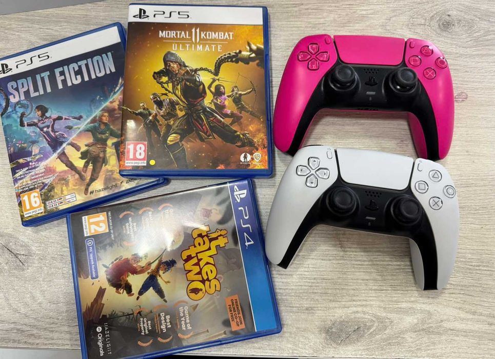 Playstation 5 SLIM DISC 1TB (PS5 SLIM 1TB) / 2 КОНТРОЛЕРА / Гаранция