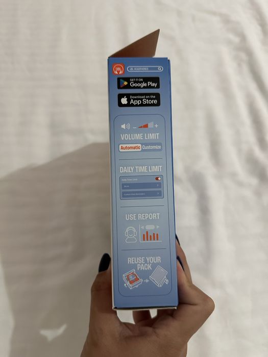 Детски слушалки JBL нови- сини