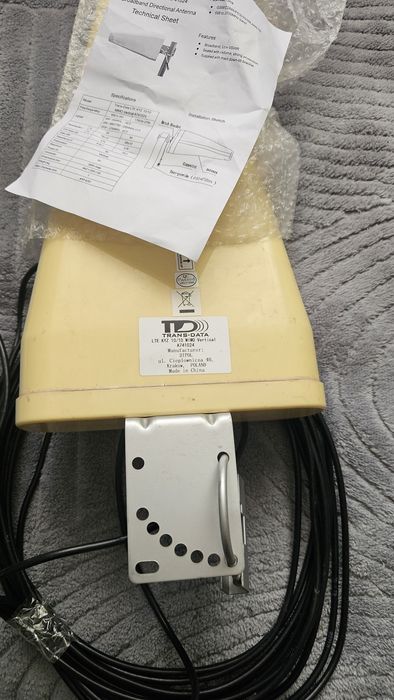 Kit 2 antene 4G/LTE logaritmice 800-3000MHz cabluri de 10m ATK-LOG ALP SMA-tată