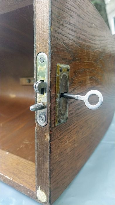 Дървен капак шевна машина