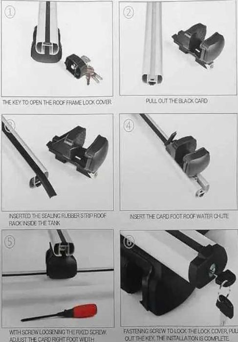 Багажник за кола за греди 120см