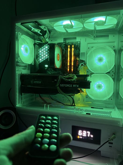 Игровой компьютер в сборе