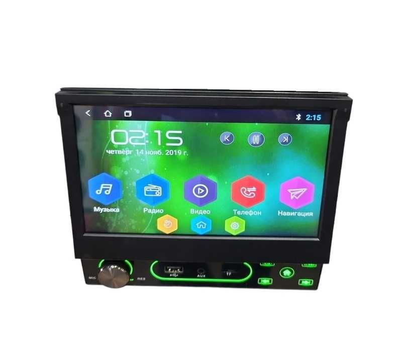 Android магнитола с выдвижным экраном