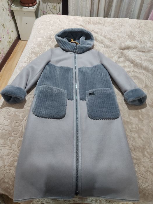 Дубленка.зима.2 в 1 . размер 44-46