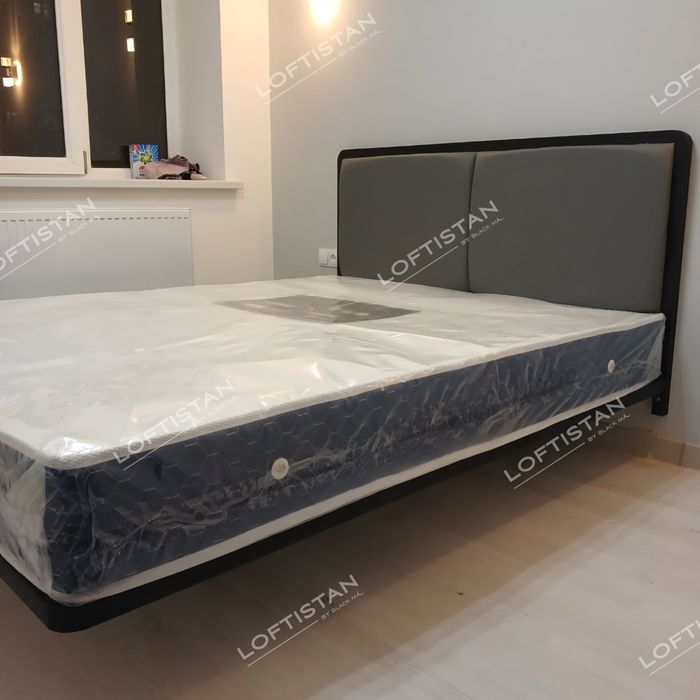 Парящая кровать ЛоФТ стиль, Loft krovat, Metall крават, Темир karovat