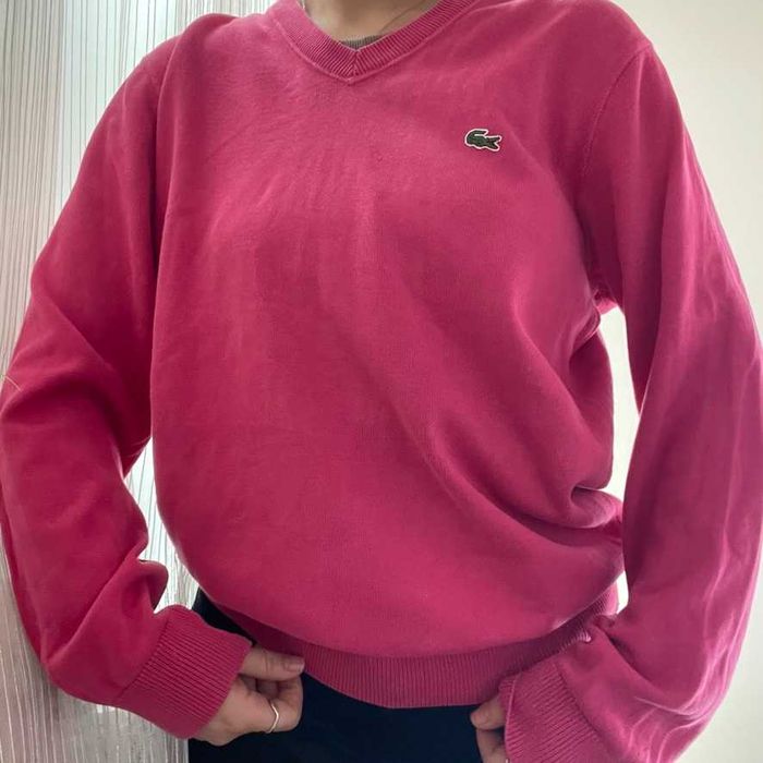 Розов пуловер Lacoste размер М дамски