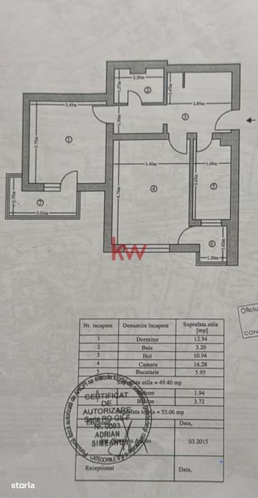 Apartament cu 2 camere in Pacurari, zona Moara de Foc!