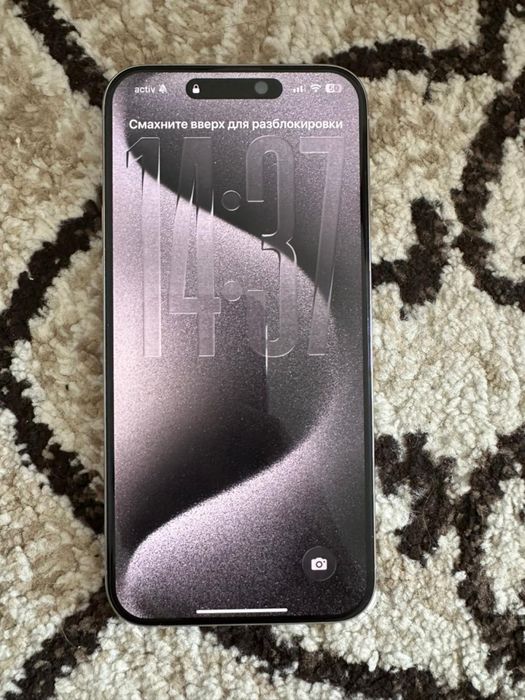 iPhone 15 pro max 256 gb white titanium sim+Esim