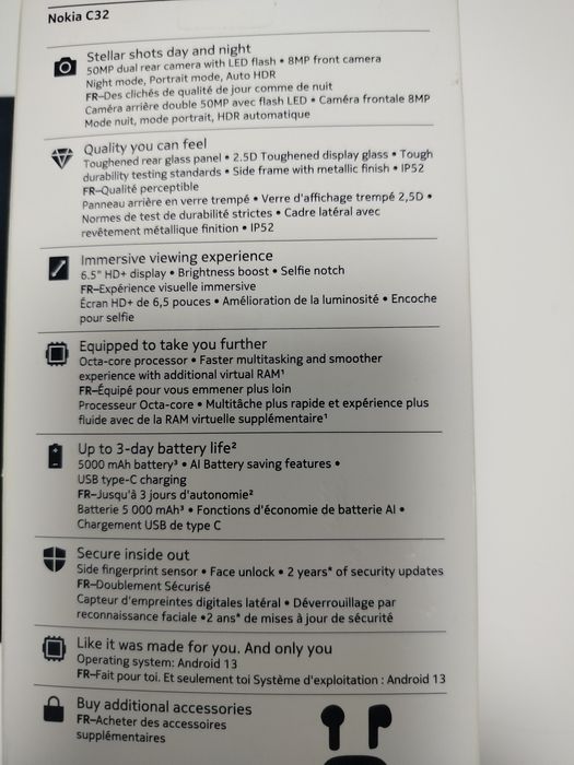 Smartphone Nokia c32