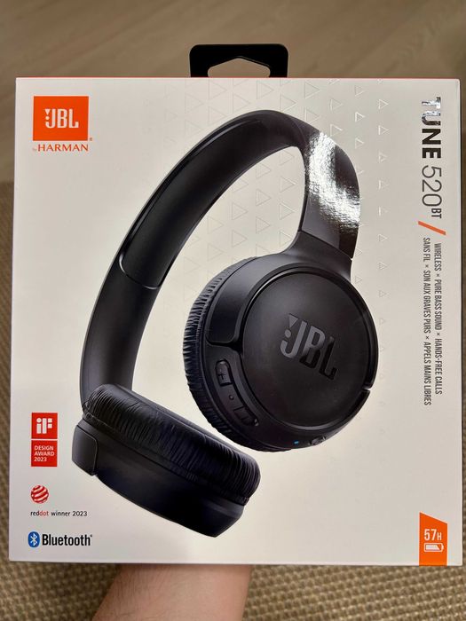 Casti audio wireless on-ear JBL Tune 520BT