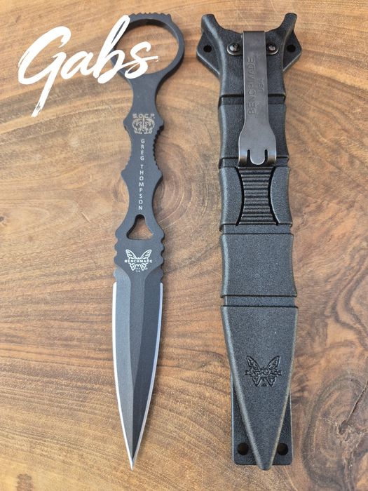 Нож Benchmade Socp Dagger с фиксирано острие и кания 176BK