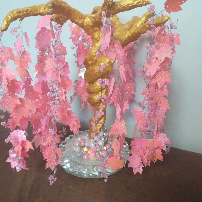 Деревья из бисера