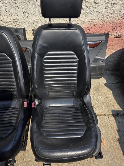 Interior piele passat b7 brec combi fete usi scaune banchete Consola centrala piele originala