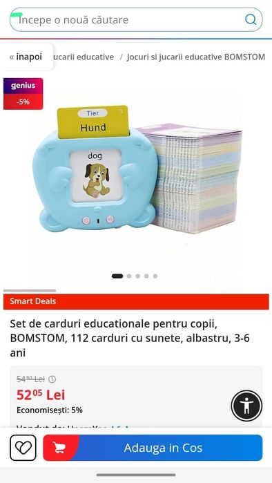 Jucarie educativa engleza franceza