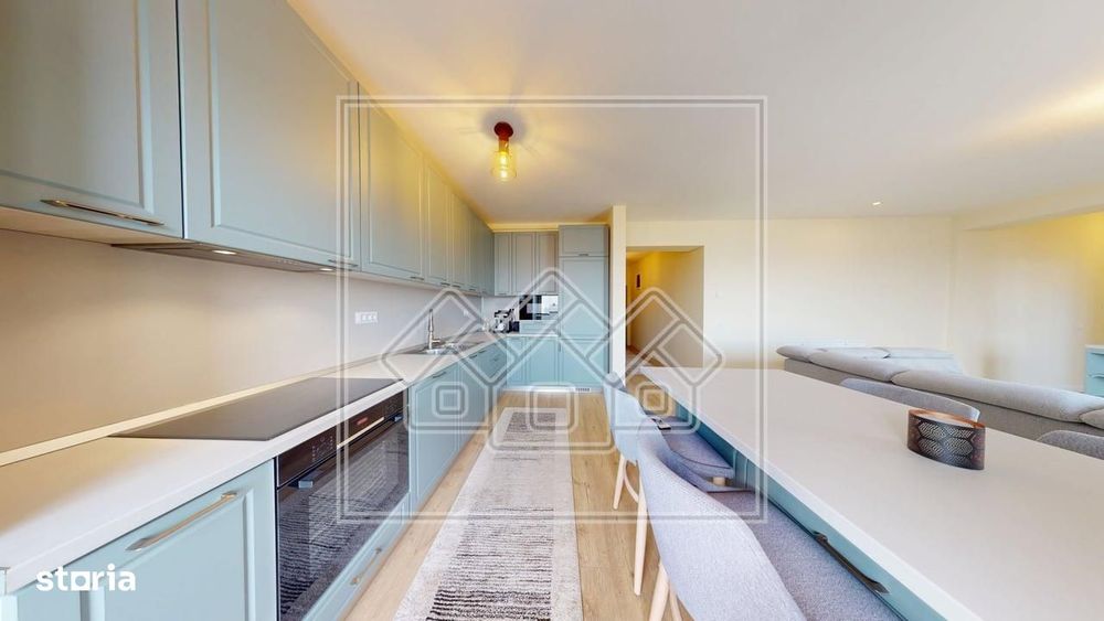 Penthouse nou - 87 mp utili, terasa 100 mp - mobilat si utilat modern — fotografia 1