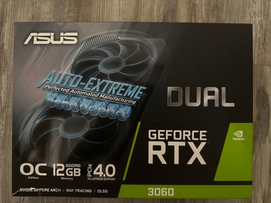 Видео карта Asus RTX 3060 dual 12GB OC