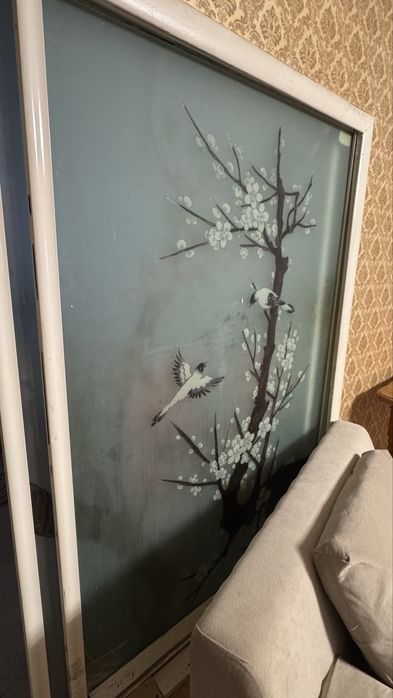 Стеклянные двери-купе