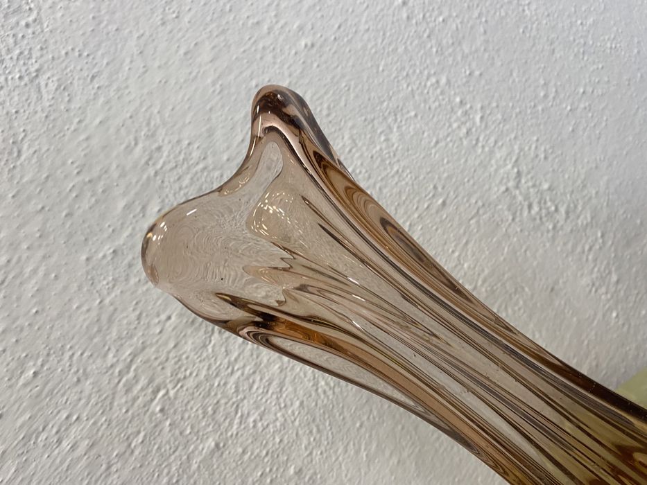 Италианска ваза от топено стъкло