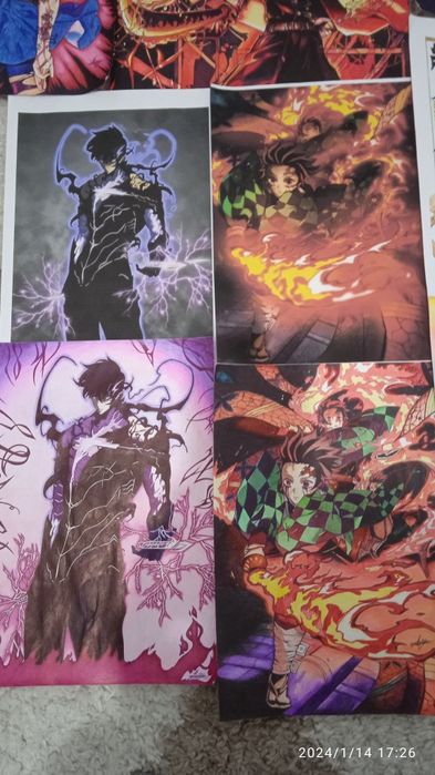 Срочно продаю рисунки по аниме и т.д