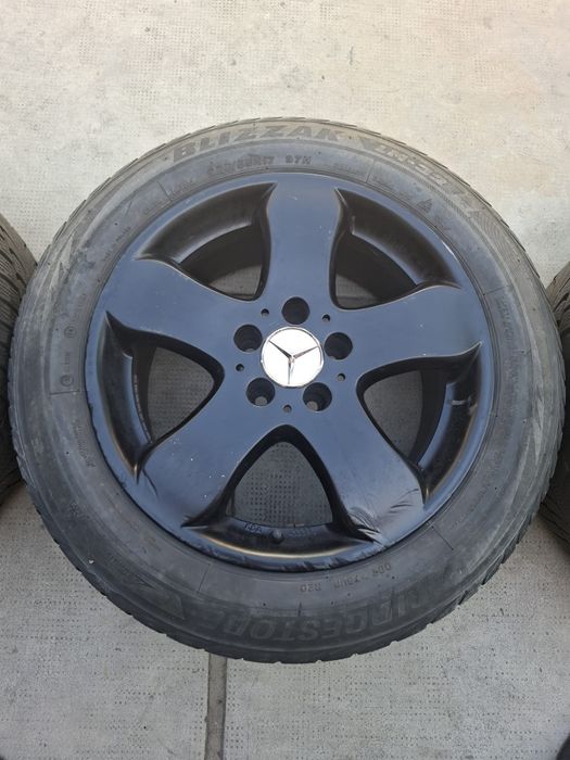 Set Roti Aluminiu Mercedes 225/55 R17  5x112